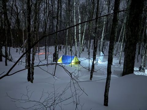 Photo from Beginners Winter Backpacking Course