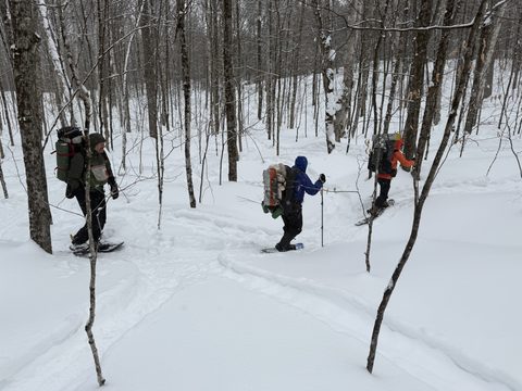 Photo from Beginners Winter Backpacking Course