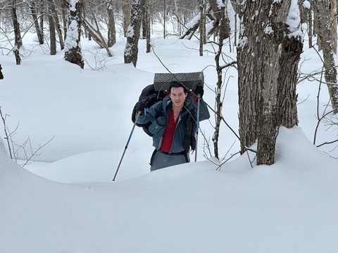 Photo from Beginners Winter Backpacking Course