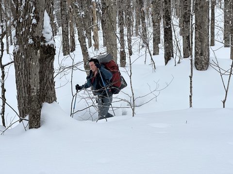 Photo from Beginners Winter Backpacking Course