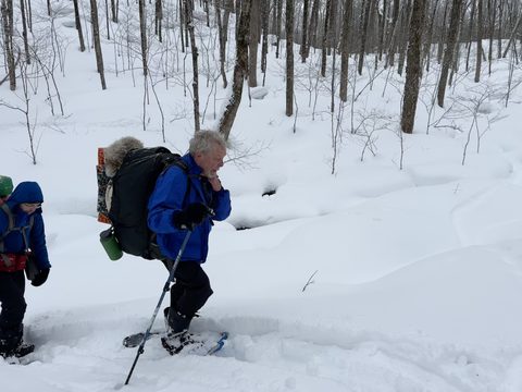 Photo from Beginners Winter Backpacking Course