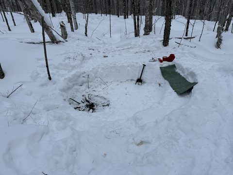 Photo from Beginners Winter Backpacking Course