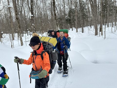 Photo from Beginners Winter Backpacking Course