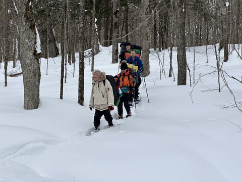 Photo from Beginners Winter Backpacking Course