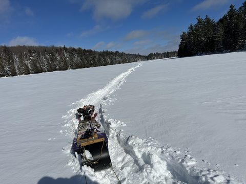 Photo from Source Lake: 3 days of winter camping