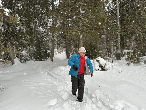 Photo from Source Lake: 3 days of winter camping