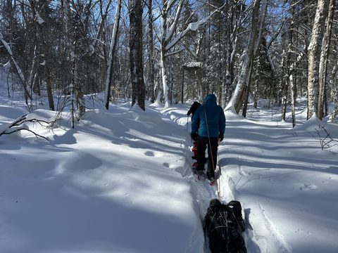 Photo from Source Lake: 3 days of winter camping