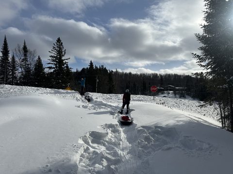 Photo from Source Lake: 3 days of winter camping