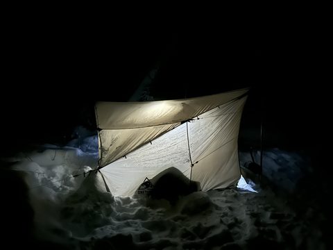 Photo from Source Lake: 3 days of winter camping