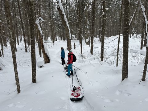 Photo from Source Lake: 3 days of winter camping