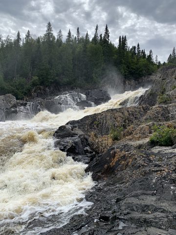 Photo from Denison Falls, Lake Superior
