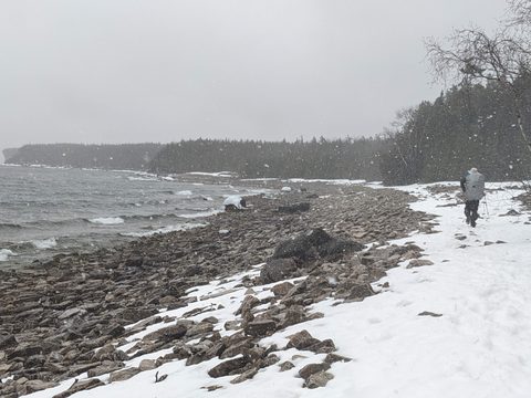 Photo from Snowshoeing Bruce National Park
