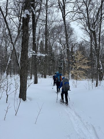 Photo from Minnesing Trail: Late winter camping