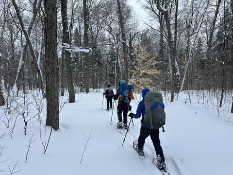 Photo from Minnesing Trail: Late winter camping
