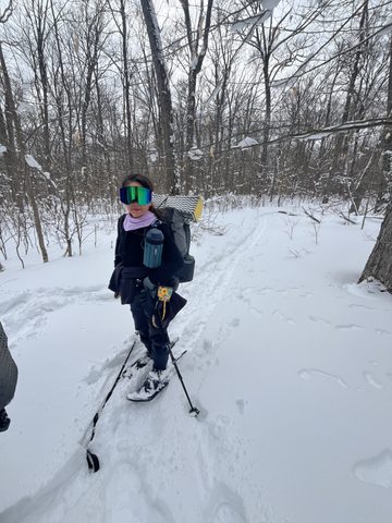 Photo from Minnesing Trail: Late winter camping