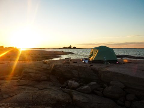 Photo from Sea Kayaking, Franklin, Mink and McCoy Island chains