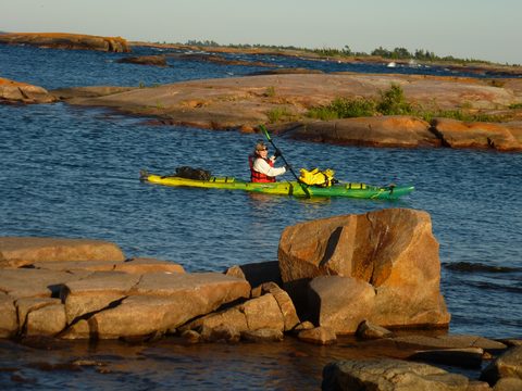 Photo from Sea Kayaking, Franklin, Mink and McCoy Island chains