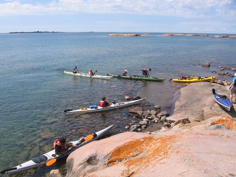Photo from Sea Kayaking, Franklin, Mink and McCoy Island chains