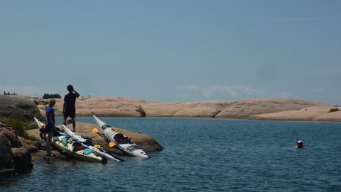 Photo from Sea Kayaking, Franklin, Mink and McCoy Island chains