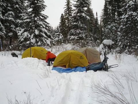 Photo from Ski Camping, Minnesing Wilderness Trail, Algonquin