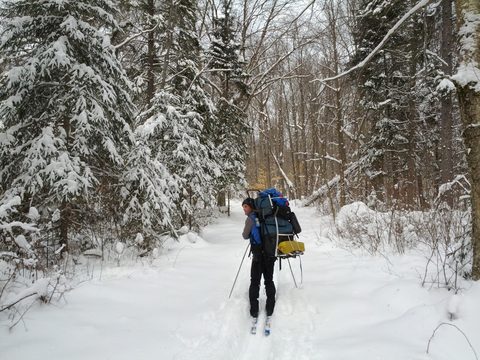 Photo from Ski Camping, Minnesing Wilderness Trail, Algonquin