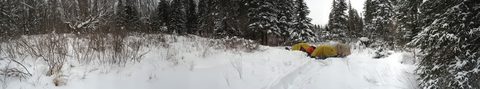 Photo from Ski Camping, Minnesing Wilderness Trail, Algonquin