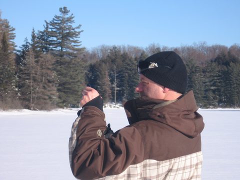 Photo from Snowshoe camping, Maggie Lake, Algonquin