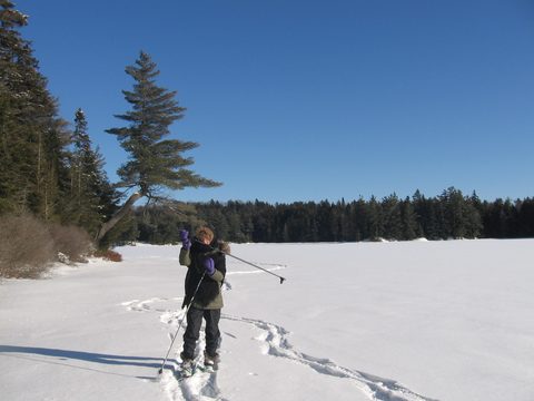 Photo from Snowshoe camping, Maggie Lake, Algonquin