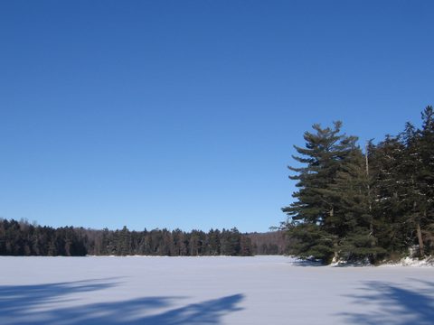 Photo from Snowshoe camping, Maggie Lake, Algonquin