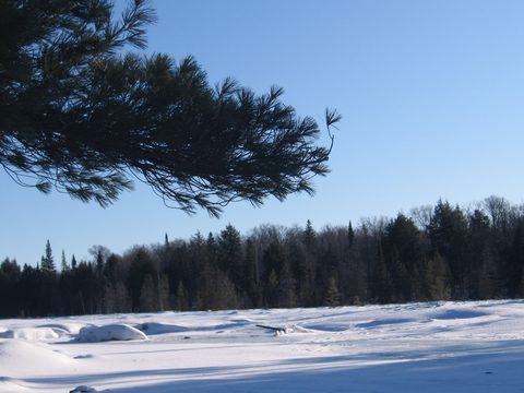 Photo from Snowshoe camping, Maggie Lake, Algonquin