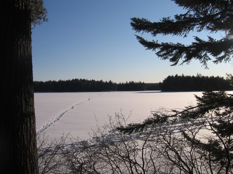 Photo from Snowshoe camping, Maggie Lake, Algonquin