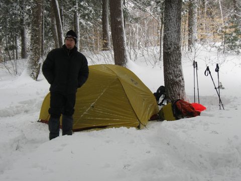 Photo from Maggie Lake Snowshoeing and Winter Camping