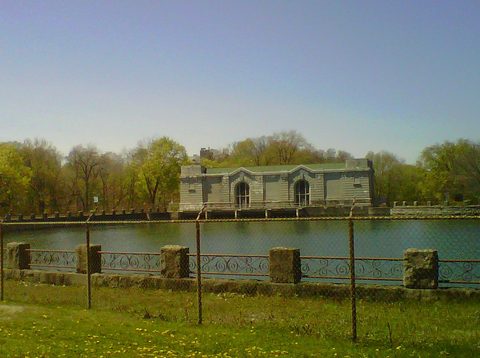 Part of the old power generating station