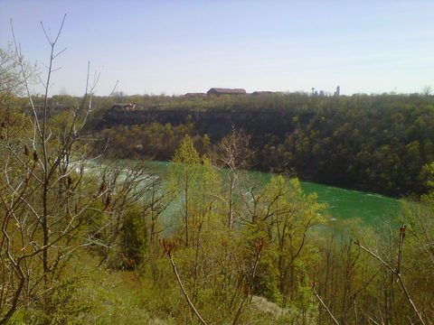 North of Niagara Falls - looking across to New York State