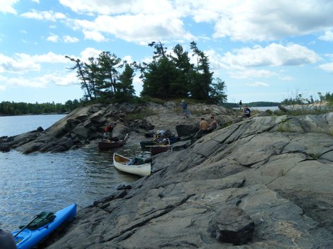 Photo from Canoe camping French River