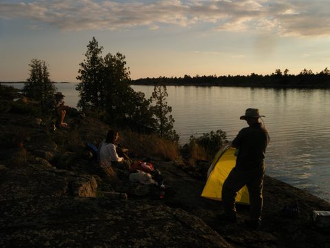 Photo from Canoe camping French River