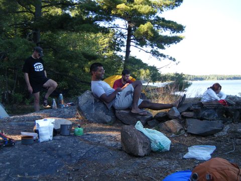 Photo from Canoe camping French River