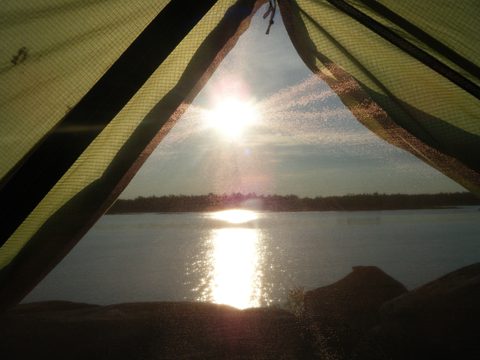 Photo from Canoe camping French River