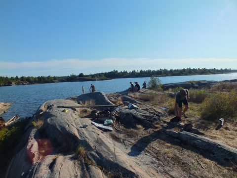 Photo from Canoe camping French River