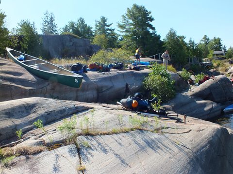 Photo from Canoe camping French River