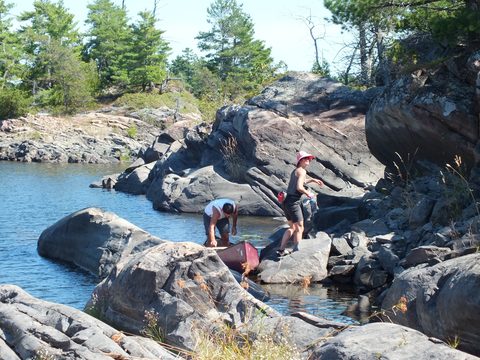 Photo from Canoe camping French River