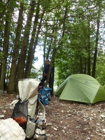 Photo from Backpack or Kayak camping, Reed's Dump, Bruce Peninsula