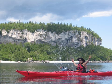 Photo from Backpack or Kayak camping, Reed's Dump, Bruce Peninsula