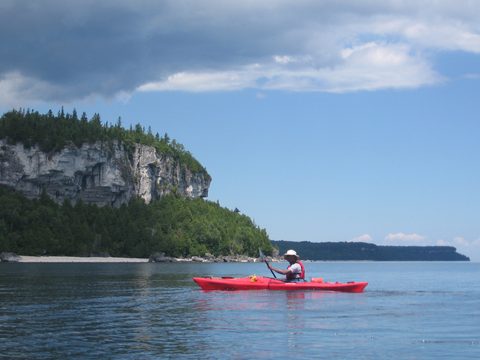 Photo from Backpack or Kayak camping, Reed's Dump, Bruce Peninsula