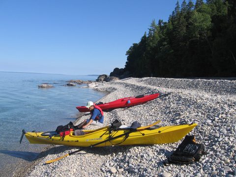 Photo from Backpack or Kayak camping, Reed's Dump, Bruce Peninsula