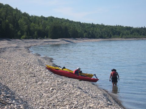 Photo from Backpack or Kayak camping, Reed's Dump, Bruce Peninsula