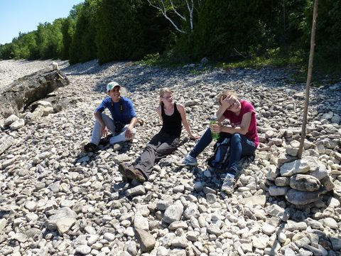 Photo from Backpack or Kayak camping, Reed's Dump, Bruce Peninsula