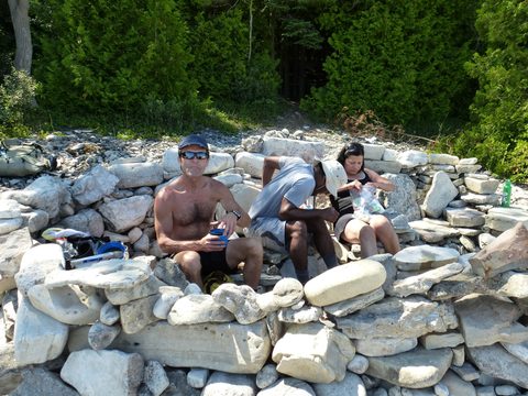 Photo from Backpack or Kayak camping, Reed's Dump, Bruce Peninsula