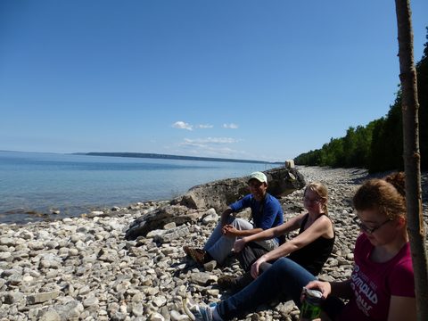 Photo from Backpack or Kayak camping, Reed's Dump, Bruce Peninsula