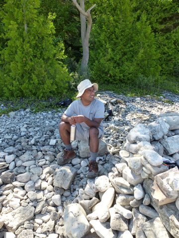 Photo from Backpack or Kayak camping, Reed's Dump, Bruce Peninsula